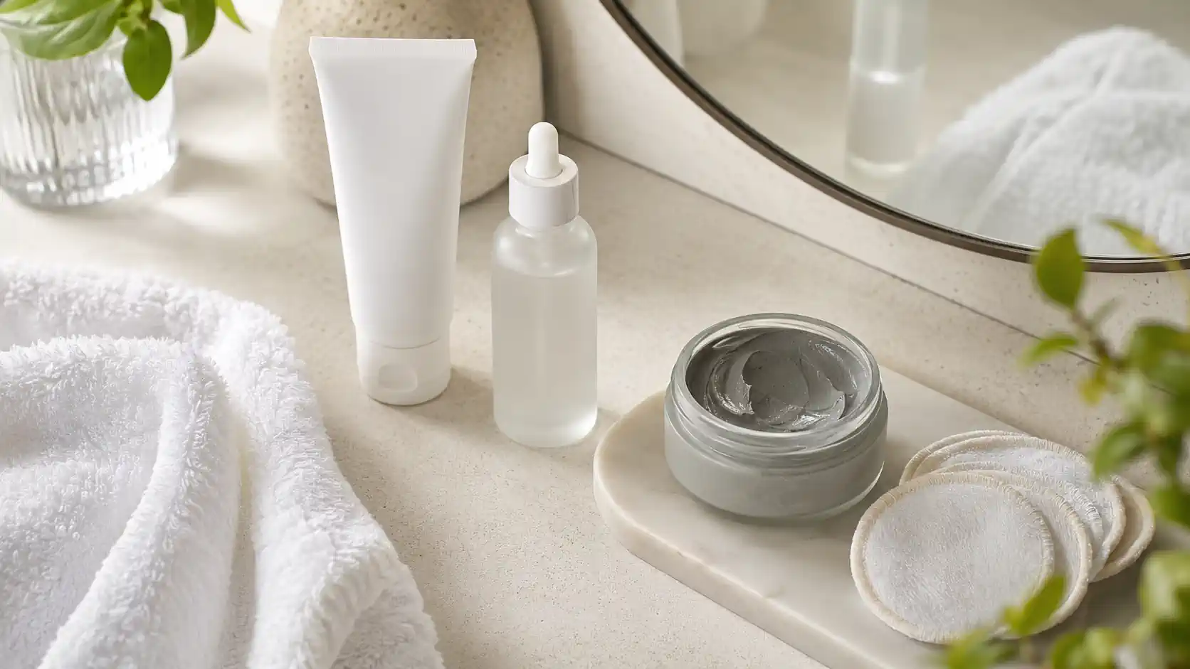 Produits de soin du visage pour une routine contre les points noirsé