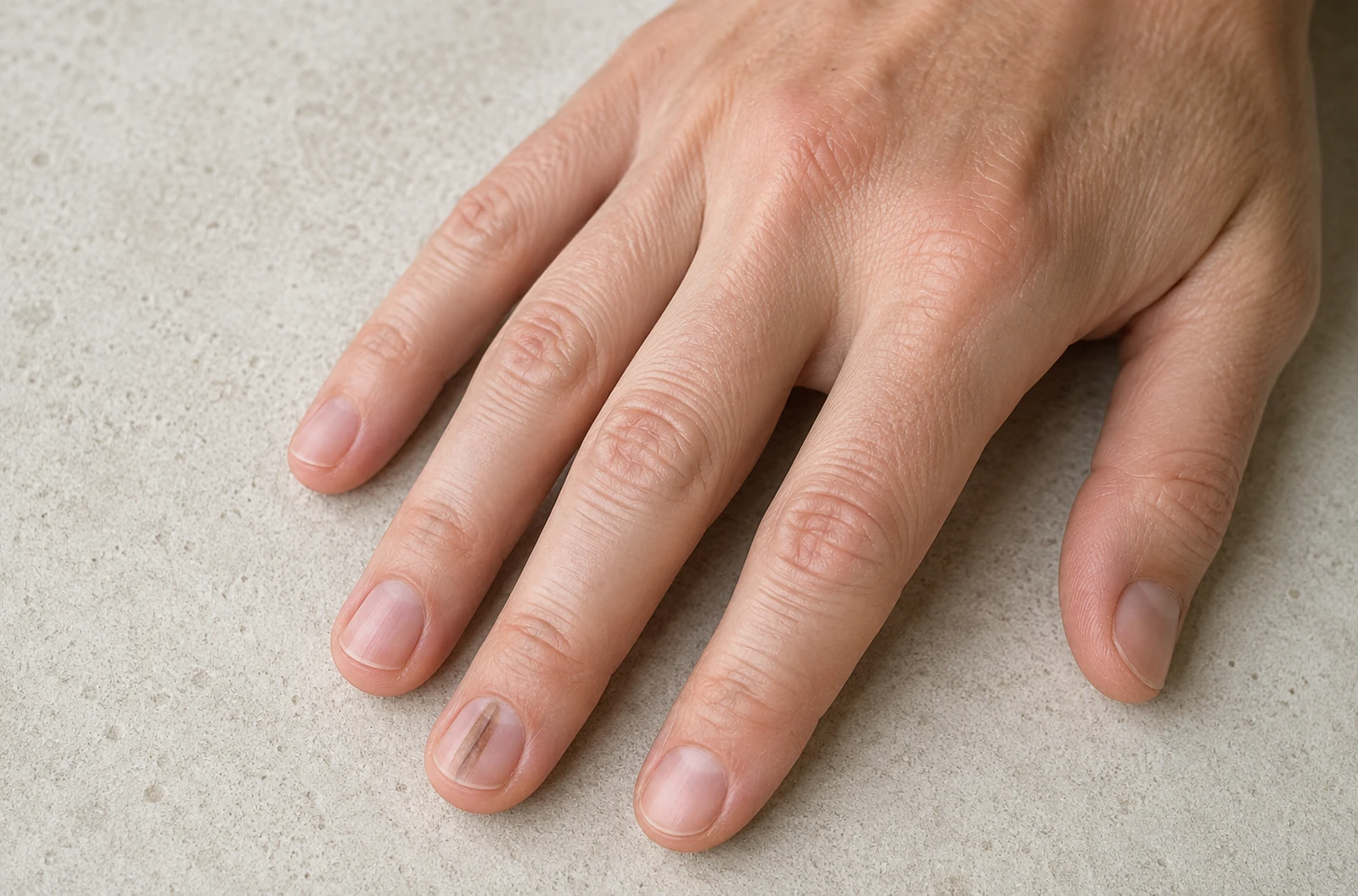 Photo d’un trait noir sur l’ongle : que peut vraiment montrer l’image ?